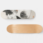Schlafende Katze Skateboard (Horizontal)