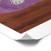 Schlafende Katze und hinterlistige Mäuse Poster (Ecke)