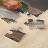 Schlafende Katze und Rosen Puzzle (Seite)