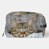 schlafende Katze Waschbeutel (Rückseite)