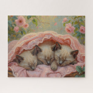 Schlafende Katzen Puzzle