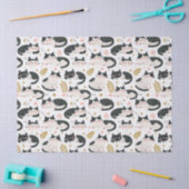 Schlafende Katzen Seidenpapier (Basteln)