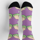 Schlafende Kitty Thunder_Cove Socken (Oben)