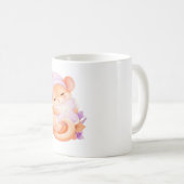 Schlafende kleine Maus Kaffeetasse (VorderseiteRechts)