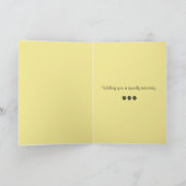 Schlafende Labrador Retriever Grußkarte Karte (Innenseite)