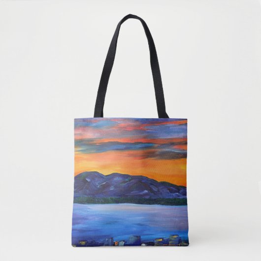 Schlafende Lady & Fireweed-Tasche Tasche (Vorderseite)