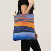 Schlafende Lady & Fireweed-Tasche Tasche (Von Nahem)