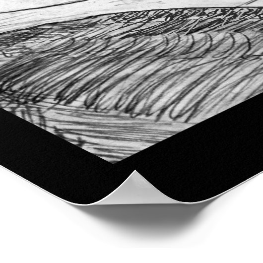 Schlafende Löwen: Yin & Yang Poster (Ecke)