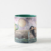 Schlafende Meerjungfrau-Tasse von Molly Harrison Tasse (Zentrum)