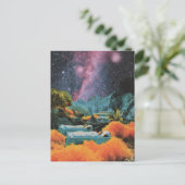 Schlafende Menschen schlafen in Surreal Mixed Medi Postkarte (Stehend Vorderseite)