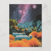 Schlafende Menschen schlafen in Surreal Mixed Medi Postkarte (Vorderseite)