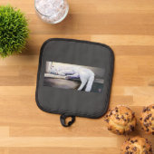 Schlafende Mitte mit Katzenbackofen und Töpfchenha Topflappen (Oben Unten)