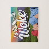 Schlafende Person eher Geweckt Berg-Regenbogen Puzzle (Vertikal)