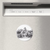 Schlafende Queens Magnet (In Situ (Geschirrspüler))