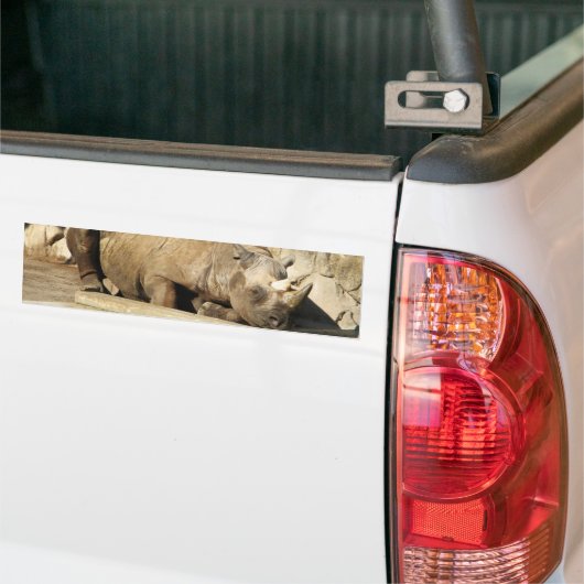 Schlafende Rhino Autoaufkleber (Auf Lkw)