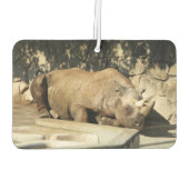 Schlafende Rhino Autolufterfrischer (Rückseite)