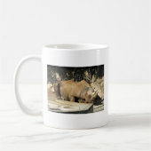 Schlafende Rhino Kaffeetasse (Links)