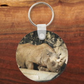 Schlafende Rhino Schlüsselanhänger (Vorderseite)