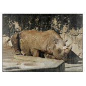 Schlafende Rhino Schneidebrett (Vorderseite)