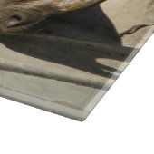 Schlafende Rhino Schneidebrett (Ecke)