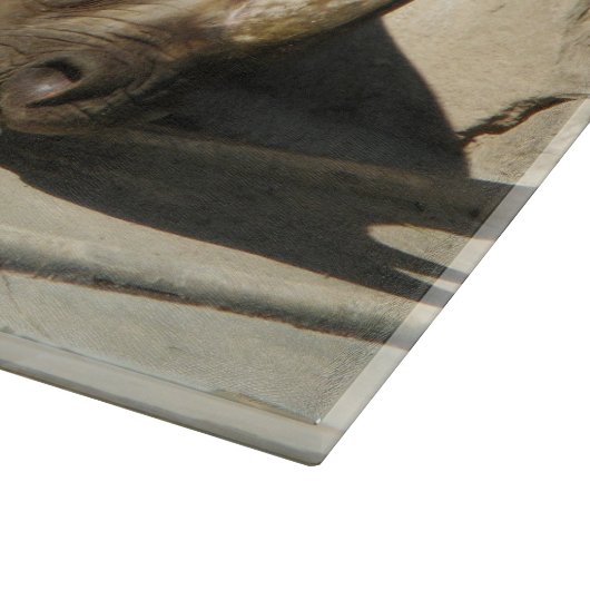 Schlafende Rhino Schneidebrett (Ecke)