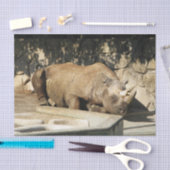 Schlafende Rhino Seidenpapier (Handwerk)