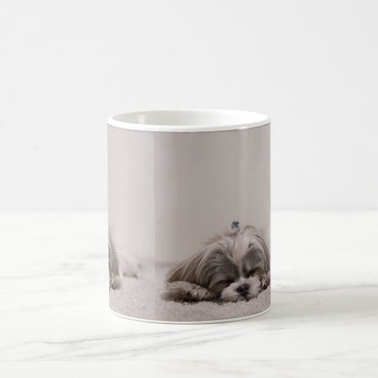 Schlafende Shih tzu Tasse, Schlafhund Kaffeetasse (Mittel)