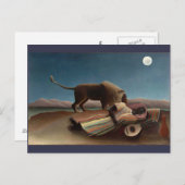 Schlafende Sinti und Roma von Rousseau Postkarte (Vorne/Hinten)