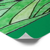 Schlafende Tulpen Poster (Ecke)