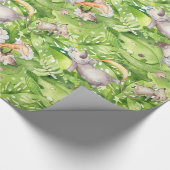 Schlafende Waldtiere im Dschungel Geschenkpapier (Ecke)