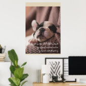 Schlafende Welpen, christliches Poster (Heimbüro)