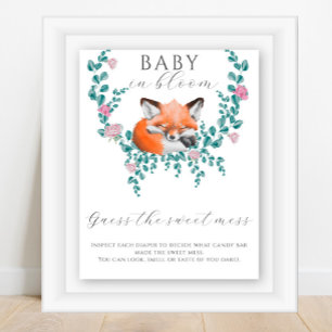 Schlafender Babyfuchs - errate das süße Durcheinan Poster