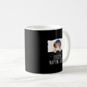 Schlafender Beagle Hund Offiziell Napping/Funny Be Kaffeetasse (VorderseiteRechts)