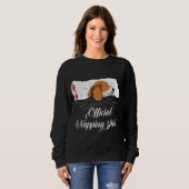 Schlafender Beagle Pajamas Dog Lover Geschenk Offi Sweatshirt (Vorne ganz)