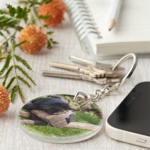 Schlafender Binturong Schlüsselanhänger