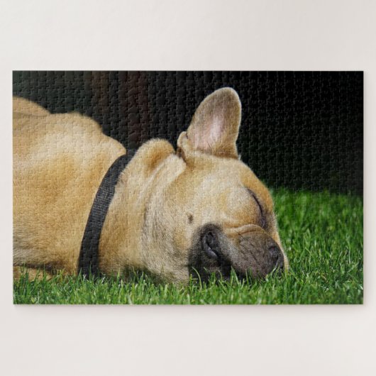 Schlafender Bullenhund Puzzle (Horizontal)