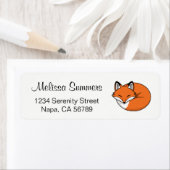 Schlafender Cartoon Fox (Insitu)