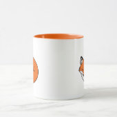 Schlafender Cartoon-Fuchs Tasse (Zentrum)