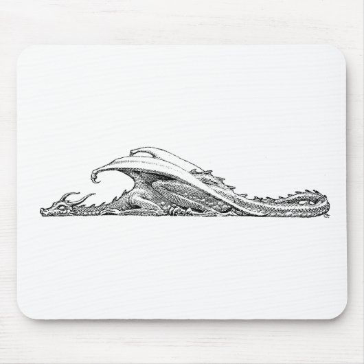 Schlafender Drache-Mauspad Mousepad (Vorne)