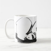 Schlafender Eisbär mit T-Rex Kaffeetasse (Links)