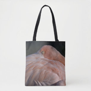 Schlafender Flamingo All Over Print Bag Tasche