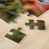 Schlafender Franzose auf Blumenwiese Puzzle (Seite)
