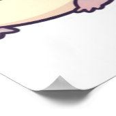 Schlafender Frosch Poster Süßer Gemütlicher Frosch (Ecke)
