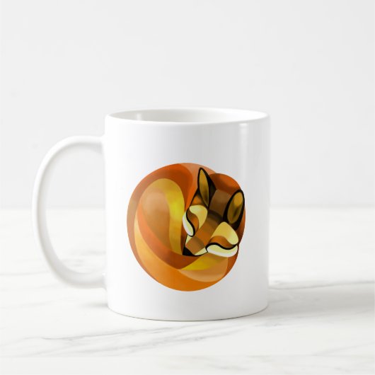 Schlafender Fuchs Kaffeetasse (Links)