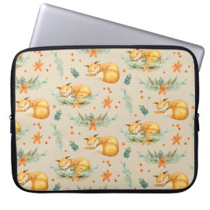 Schlafender Fuchs Laptop Sleeve