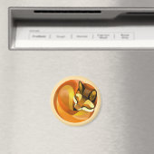 Schlafender Fuchs Magnet (In Situ (Geschirrspüler))