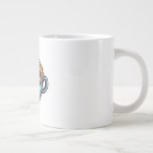 Schlafender Gecko Jumbo-Tasse (Rechts)