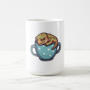 Schlafender Gecko Kaffeetasse