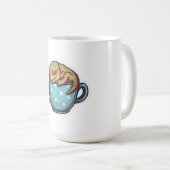 Schlafender Gecko Kaffeetasse (VorderseiteRechts)