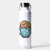 Schlafender Gecko Trinkflasche (Vorne)